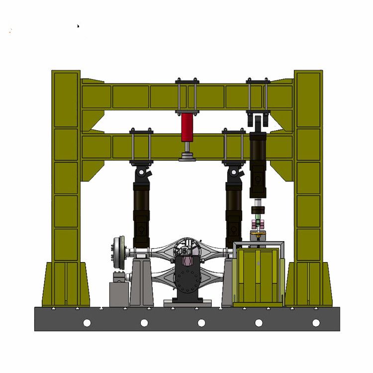 Electro-hydraulic servo axle housing bending test system PWT500