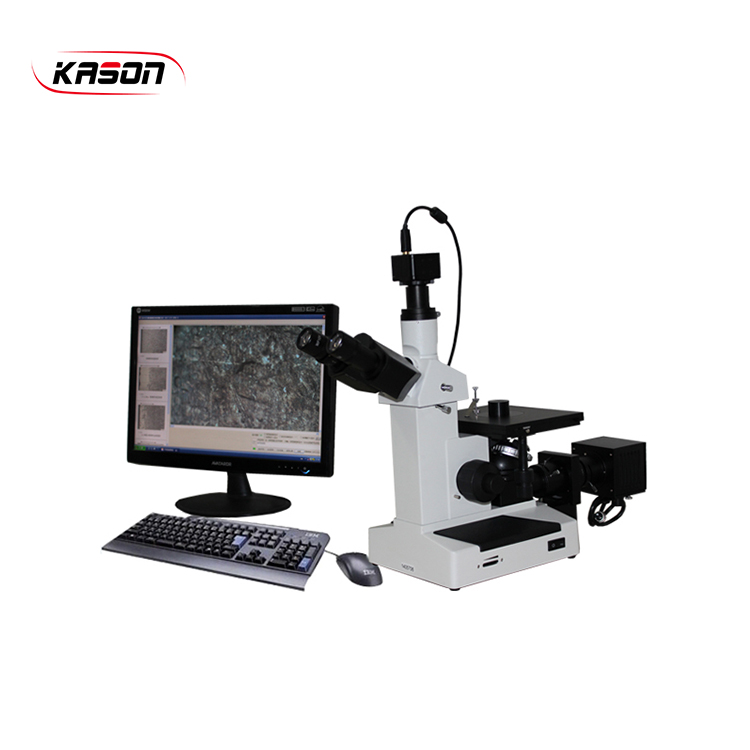 4XCE Trinocular Inverted Optical Metallurgical Microscope with Camera and CCD