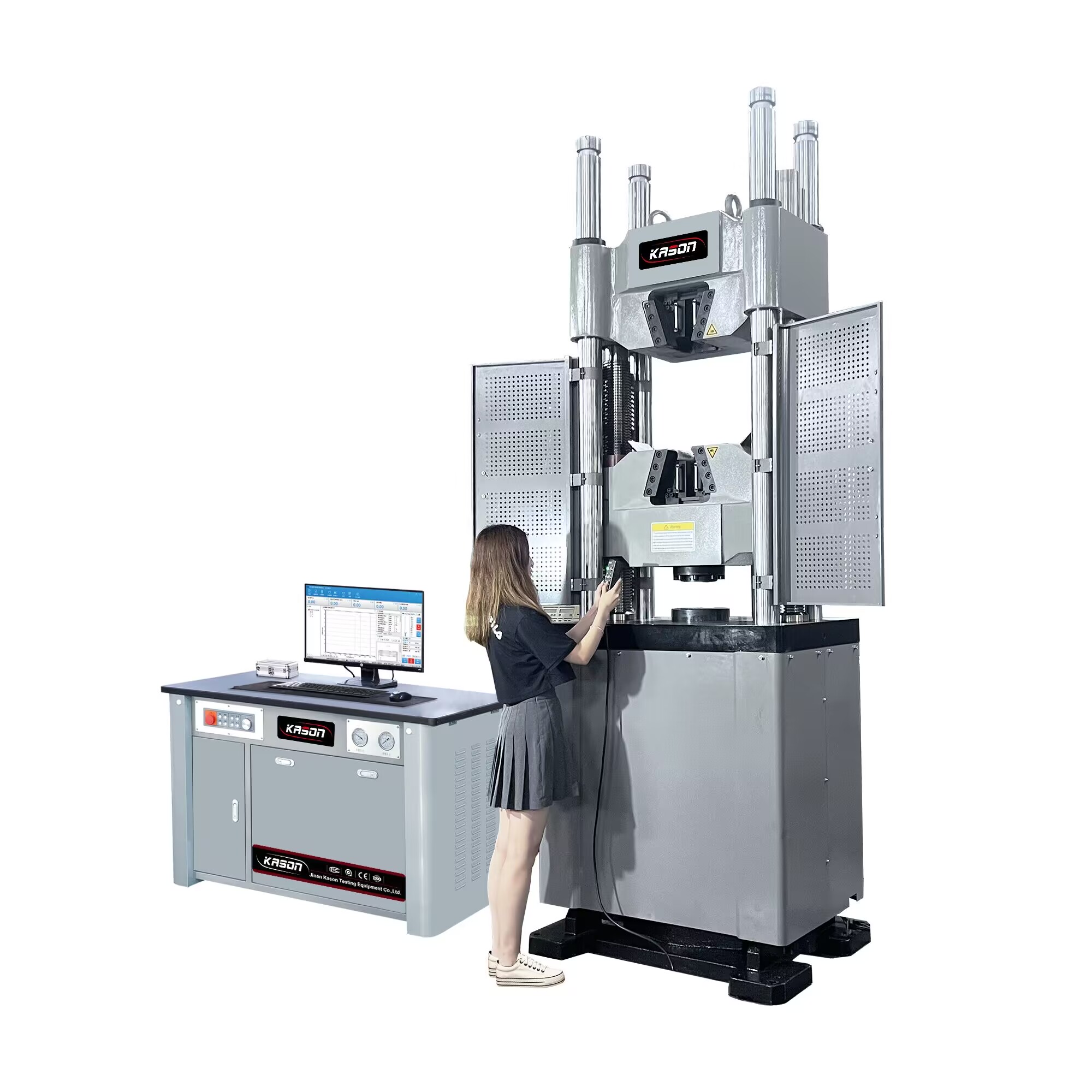 WAW-100/300/600/1000/2000 Computer Control UTM Servo Hydraulic Universal Testing Machine