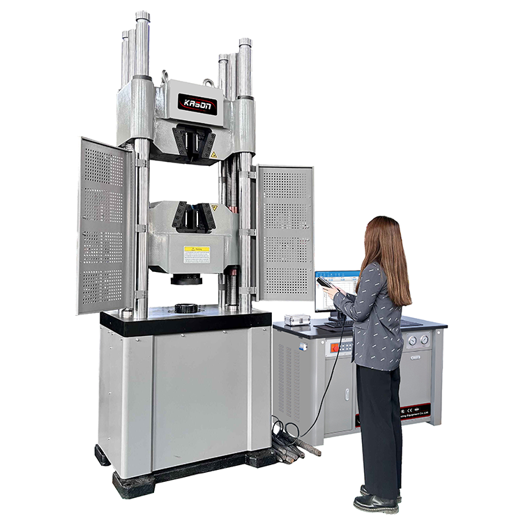 wew2000d servo hydraulic universal tensile testing machine with 2000kn load cell