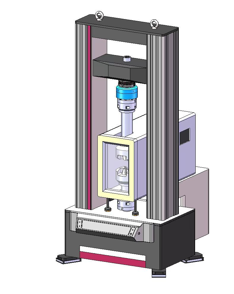 100kn 200kn 300kn high low temperature chamber tensile strength utm universal tensile testing machine