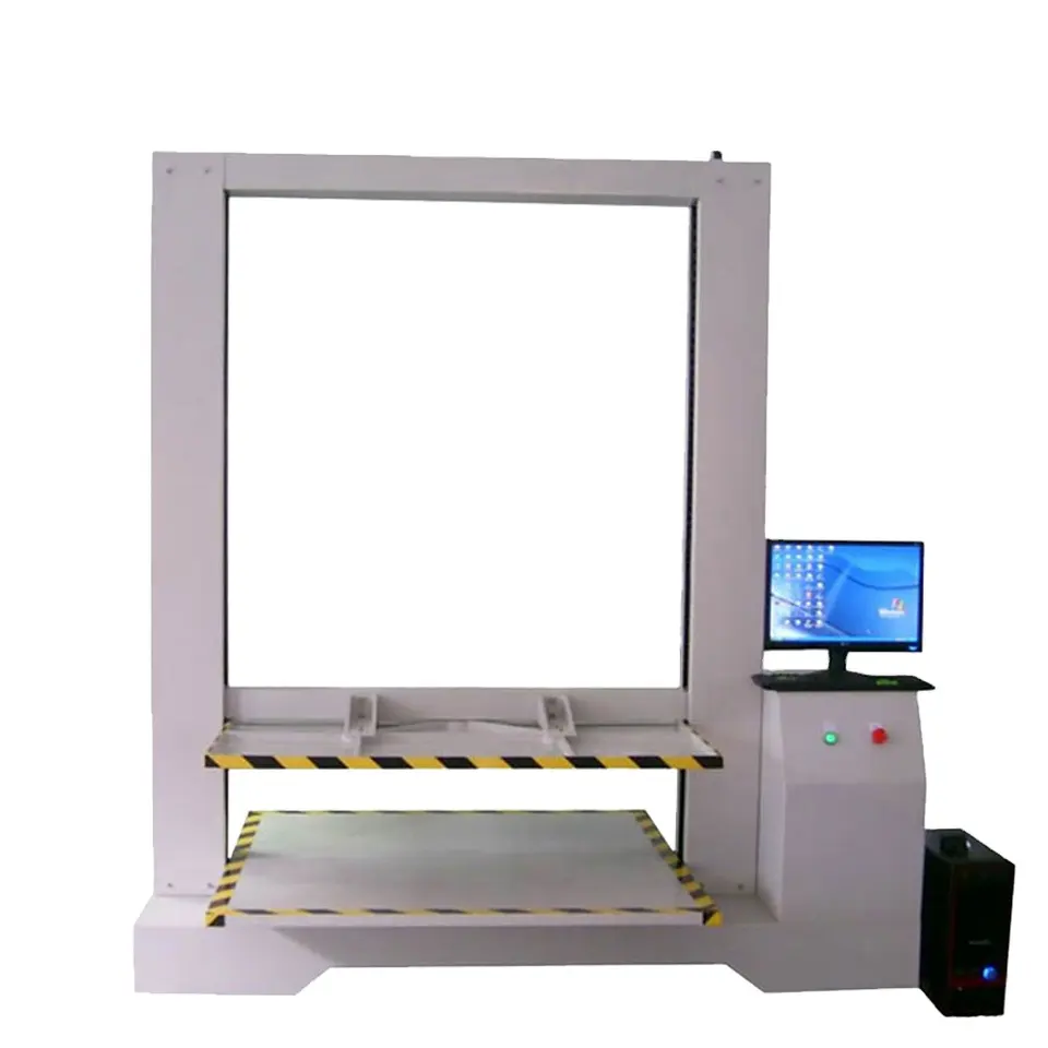 Laboratory equipment carton box compression strength testing machine corrugated box compression tester