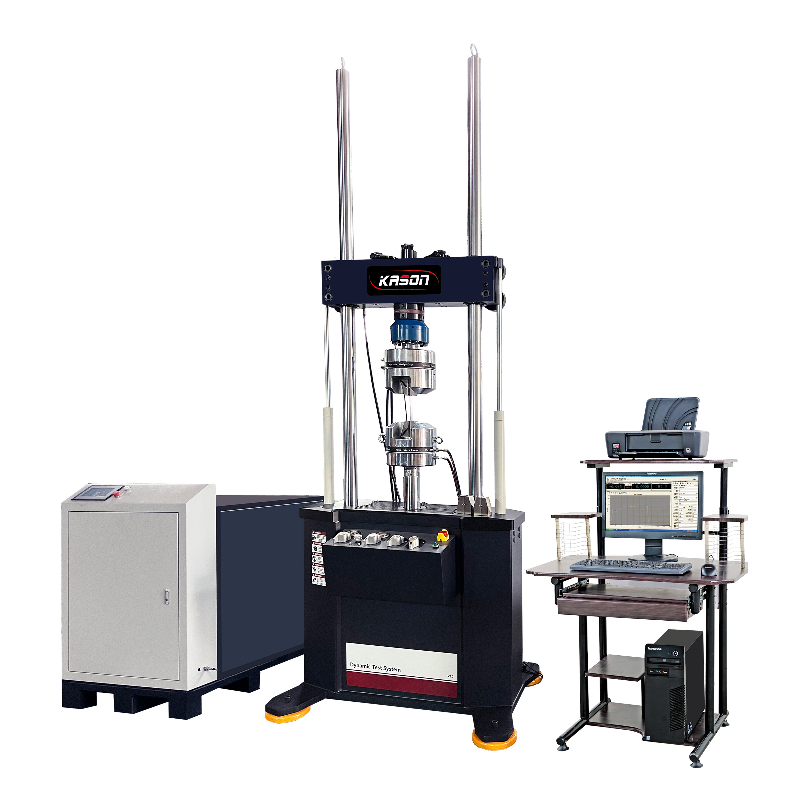 High precision microcomputer control tensile strength fatigue testing machine