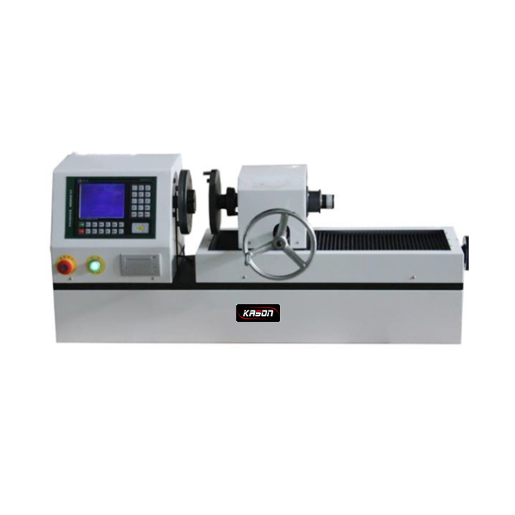 Maunal type horizontal spring torsion and torque testing machine