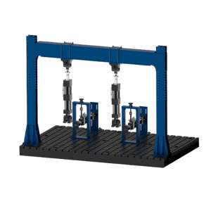 Sistema de teste de carga coordenado multicanal servo eletro-hidráulico KS-PLS