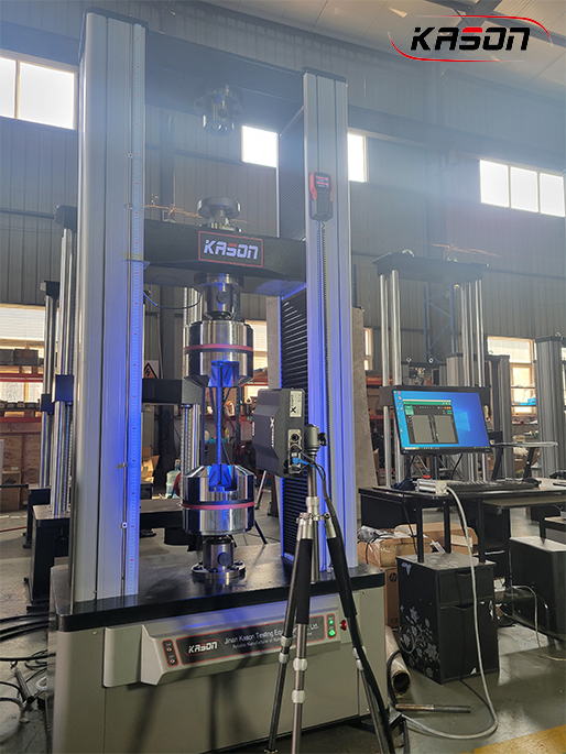 ASTM A746 Kason Universal Tensile Testing Machine Equipped with X-sight Video Extensometer