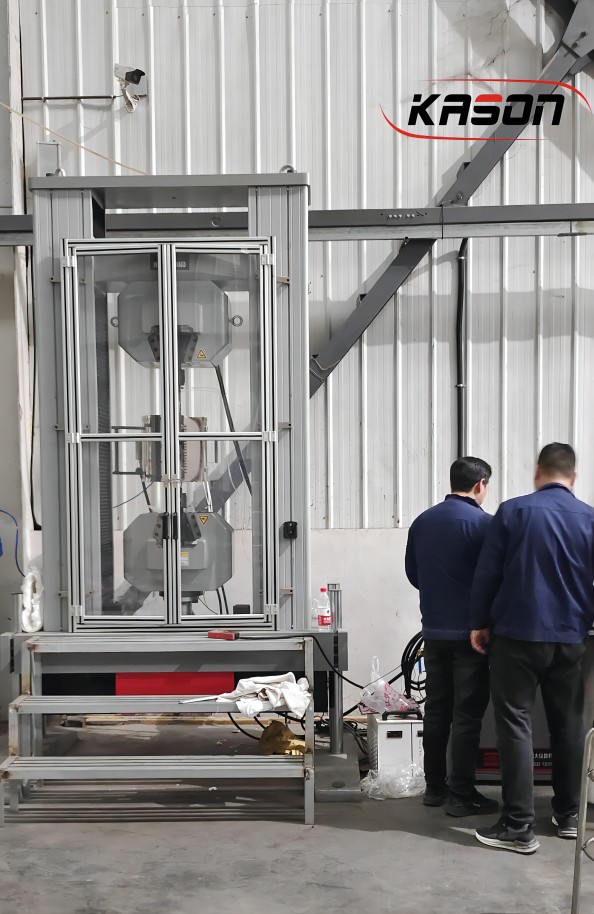 ASTM C633 600KN Electromechanical Universal Testing Machine is Installed Recently