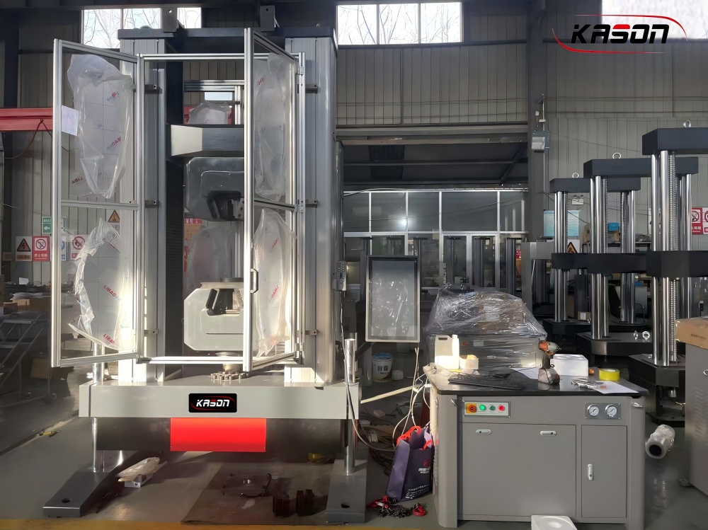 Highten Version 600KN Electronic Universal Testing Machine with Hydraulic Grips