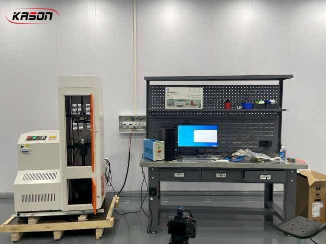 Spring Tension-Compression Fatigue Testing Machine Successfully Accepted at Indonesian Client's Site