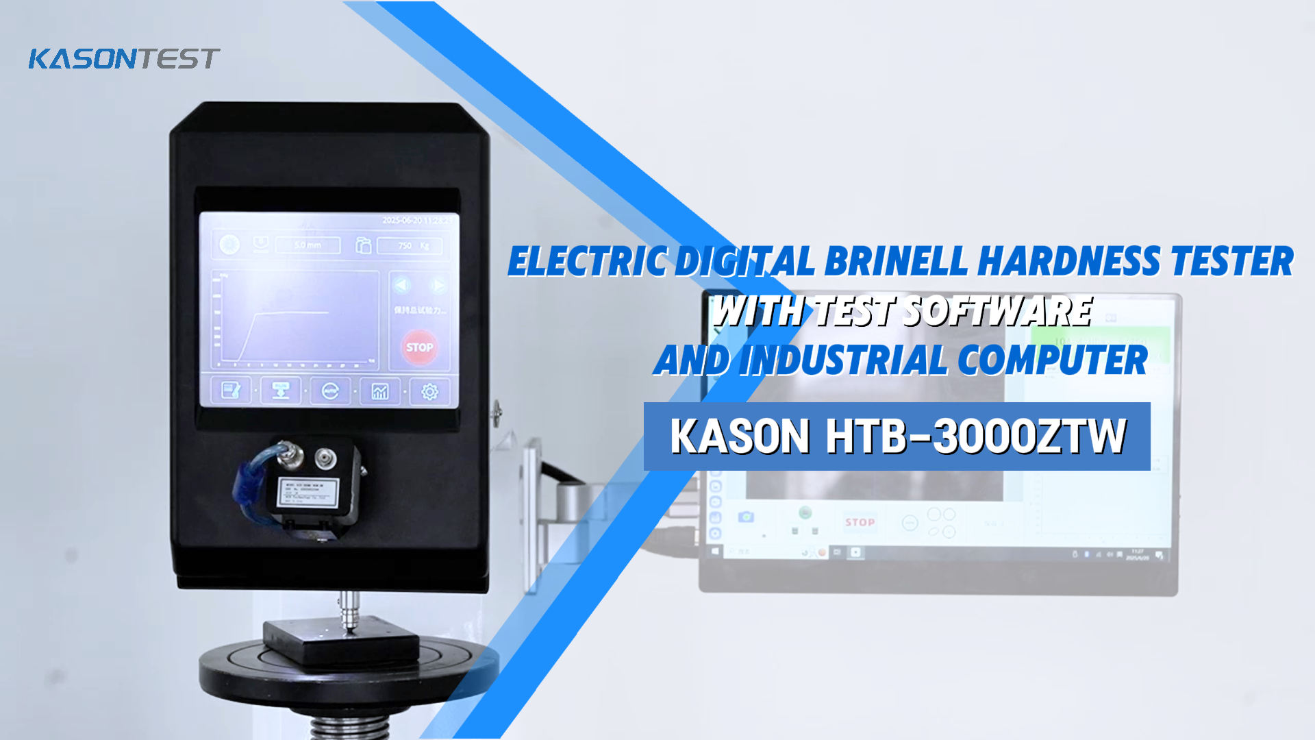 How to Use: Digital Automatic Brinell Hardness Tester +Software + Touchscreen PC Tutorial