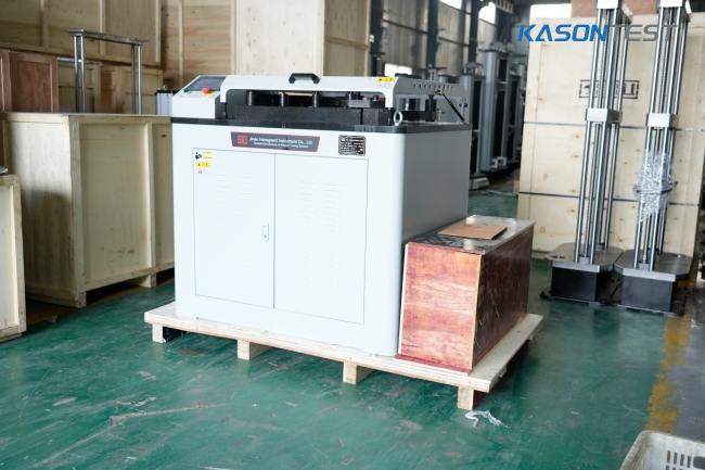 KASON Latest Steel Bar Bending Testing Machine is Heading to Italy