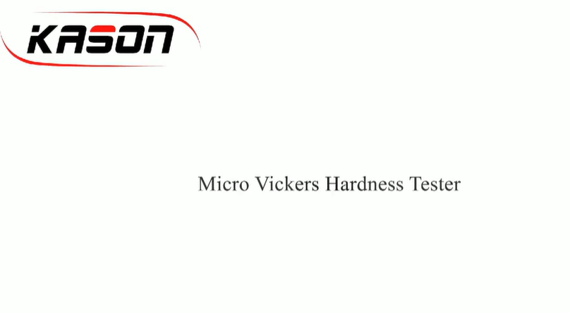 KASON Introduction of micro Vickers hardness tester