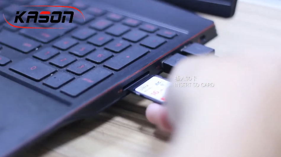 KASON SD card hardness tester brushing machine tutorial