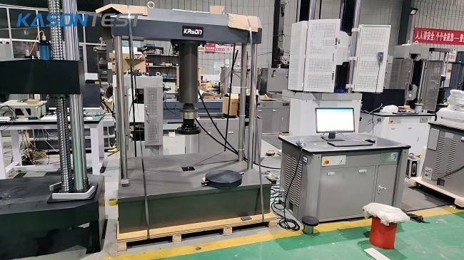 KASON Latest Manhole Cover Compression Testing Machine Is Ready For Delivery