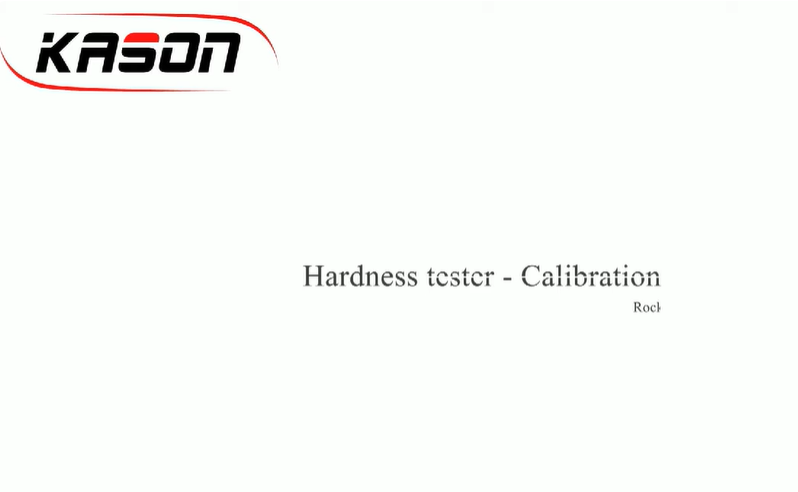 KASON Hardness block calibration of Rockwell hardness tester