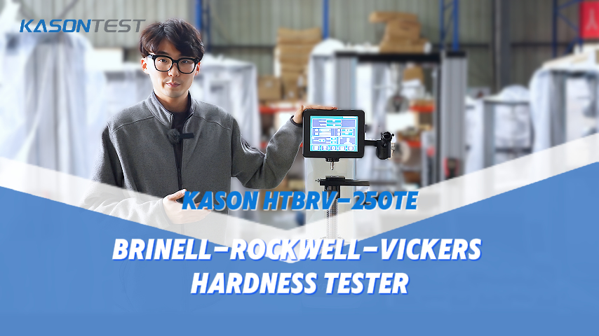 ISO 6508 ASTM E-18 Why Choose KASON HTBRV-250TE Touch Screen Digital Brinell Rockwell Vickers Universal hardness tester