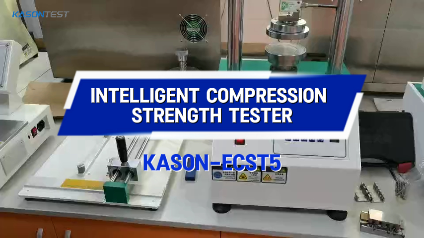 ISO 3037 How to Use Edge Compression Strength Testing Machine？