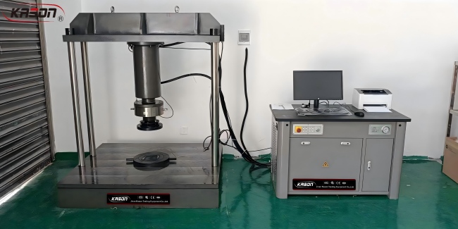 Can the KASON HYJ-106W manhole cover compression tester provide stable and standardized test results for manhole cover compression testing?