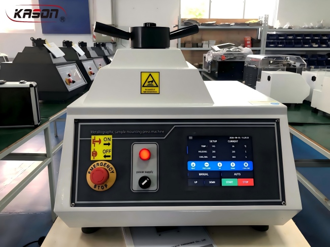 ASTM E3 KASON METPRESS-4A स्वचालित मेटलोग्राफिक माउंटिंग प्रेस की विशेषताएं क्या हैं?