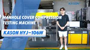 JIG139 CJ/T121-2000 How to Use Manhole Cover Compression Testing Machine
